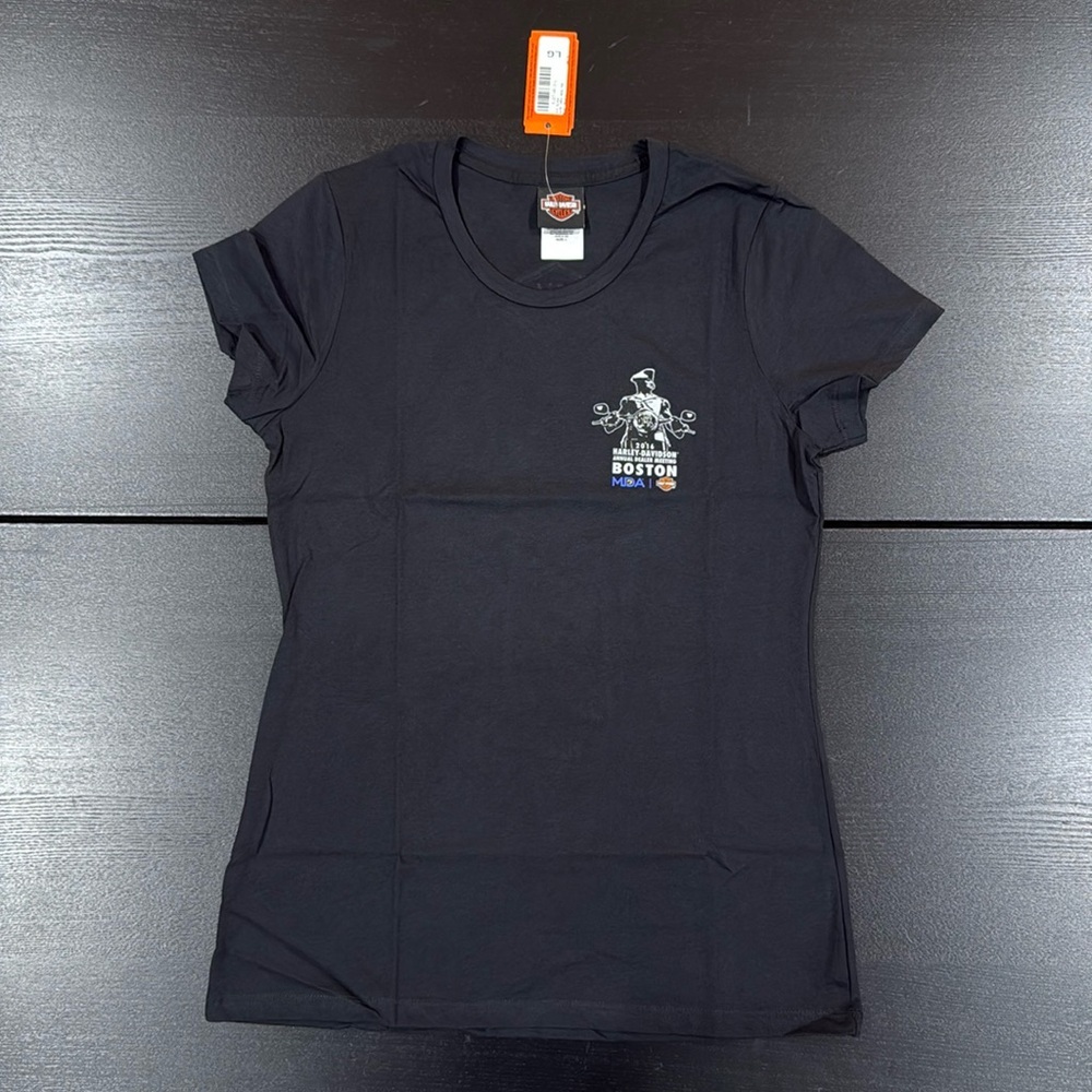 Harley-Davidson Boston Dealer Show Women’s T-Shirt - L - Picture 2 of 7